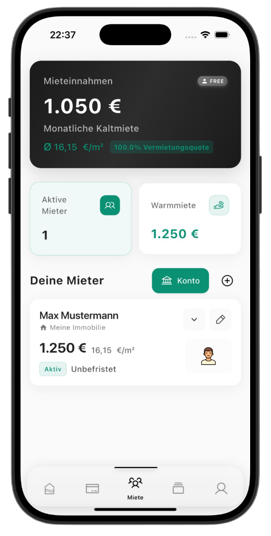 ImmoFluss Ausgaben-Tracking - Einnahmen und Ausgaben für Immobilien erfassen